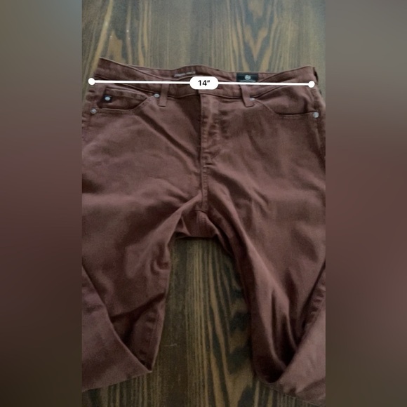 Adriano Goldschmied Legging Ankle super skinny jeans women’s 28R red orange - Picture 16 of 16